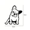 Bulldog Hund Autoaufkleber Niedlicher Welpe Auto Karosserie Stoßstange Fenster Motorrad Laptop Wände Vinylfolie Aufkleber Auto Tuning Zubehör Qualität
