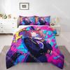 Fashion Japanese Anime Cartoon Bedding Set Single Twin Full Queen King Size Bed Set Kids Bedroom Duvetcover Sets Bed Sheet Set