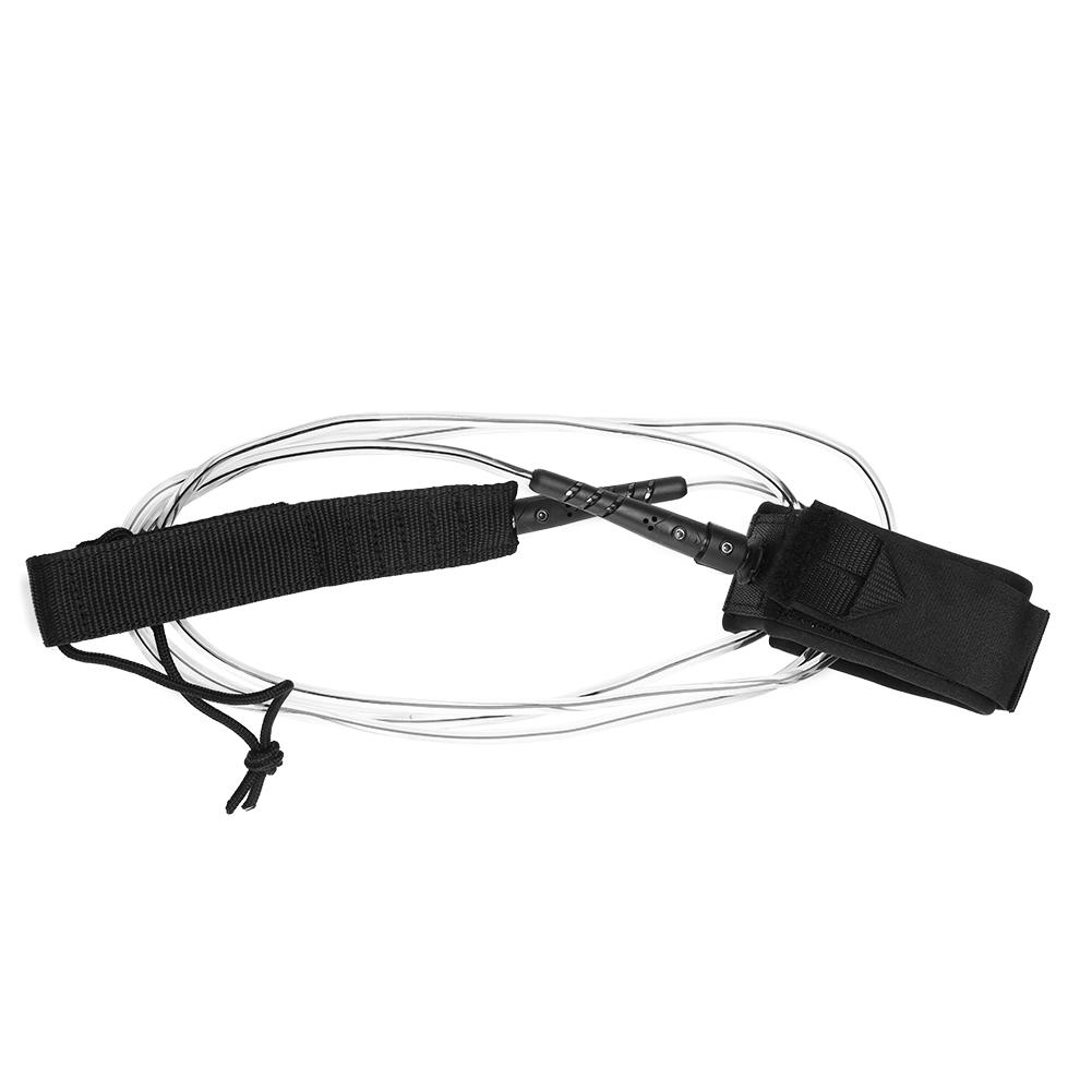 TPU 6ft 5.5mm Surfbräda Leash Med Dubbel s (genomskinlig grön)