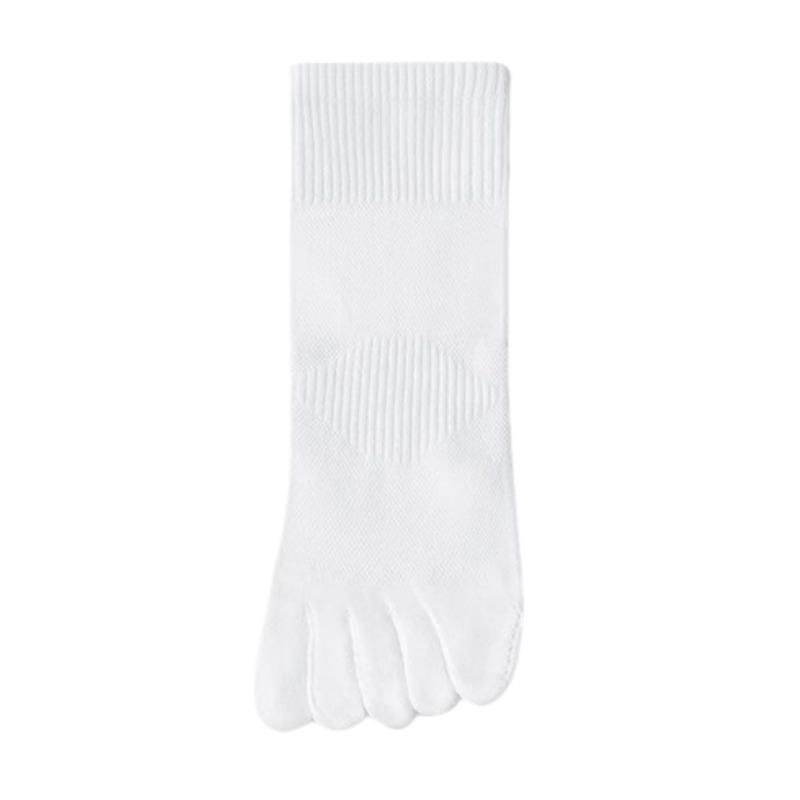 Men's Autumn and Winter Style Pure Cotton Deodorant Breathable Sports Cylinder Five Finger Socks