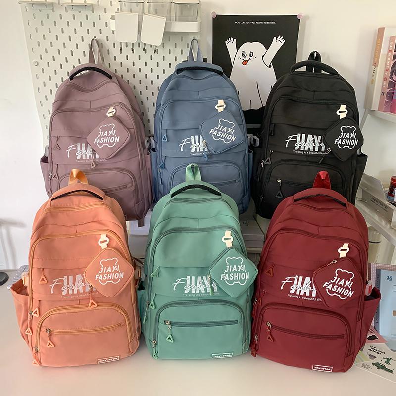 Школьный рюкзак с буквенным принтом — фото 6