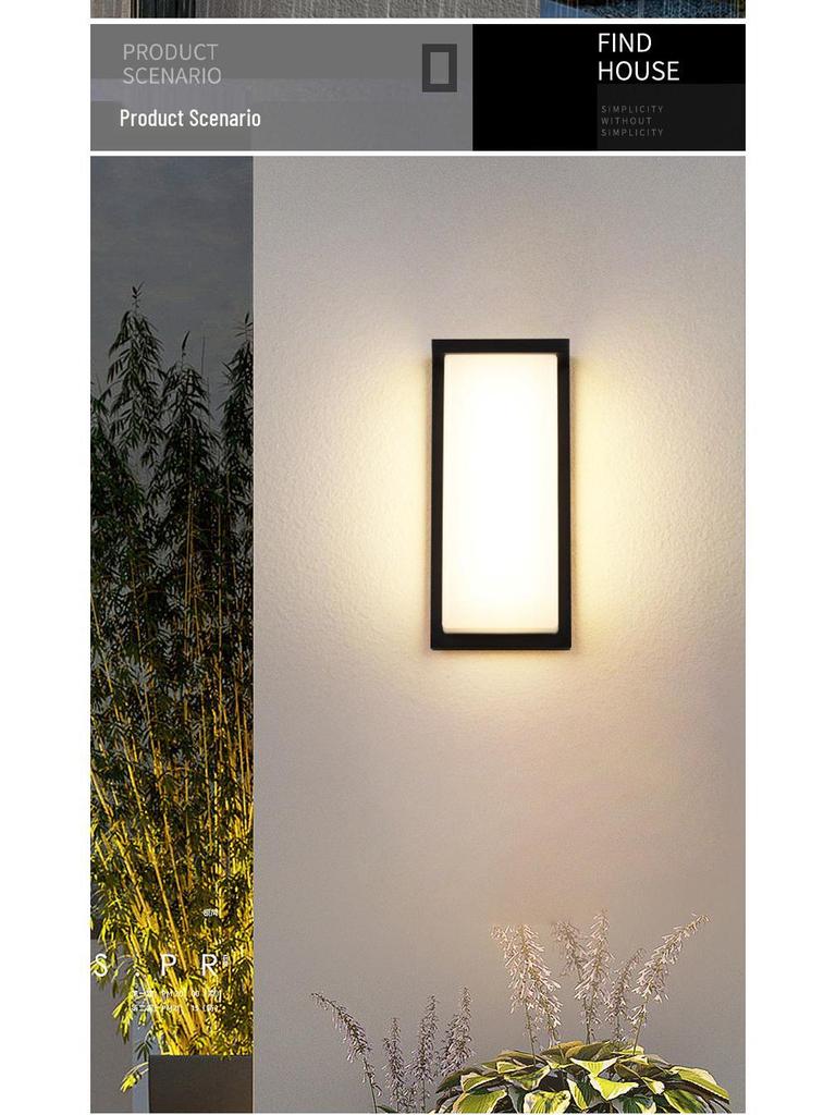 Waterproof LED Wall Light for Balcony, Terrace, Corridor, Stairs, and Courtyard - Super Bright Outdoor Lighting Fixture