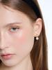 L'Ombrillant Petit Pearl Fleur Earrings (Silver, Gold)