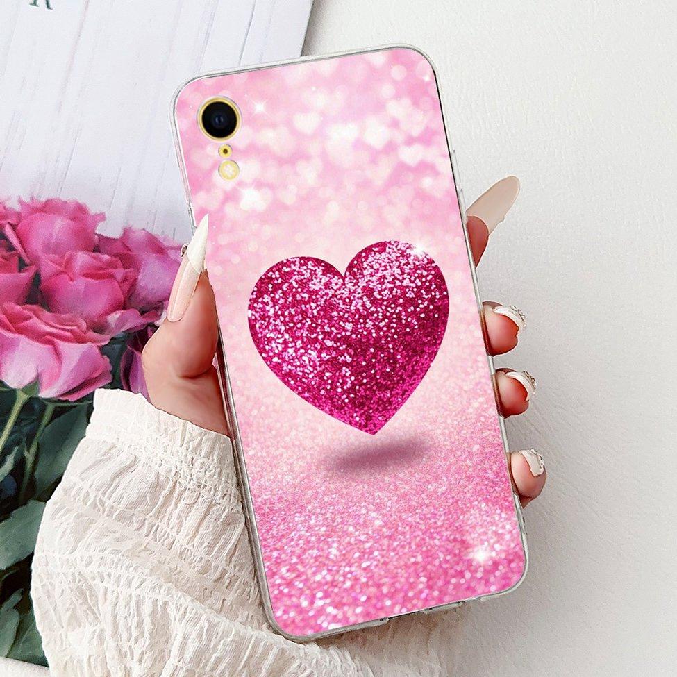Klar Für iPhone XR Hülle Abdeckung Luxus Mode Blumen Süße Katze Lustig Cool Bemalt Weiche Handyhülle A2105 A1984 A2107 A2108 A2106