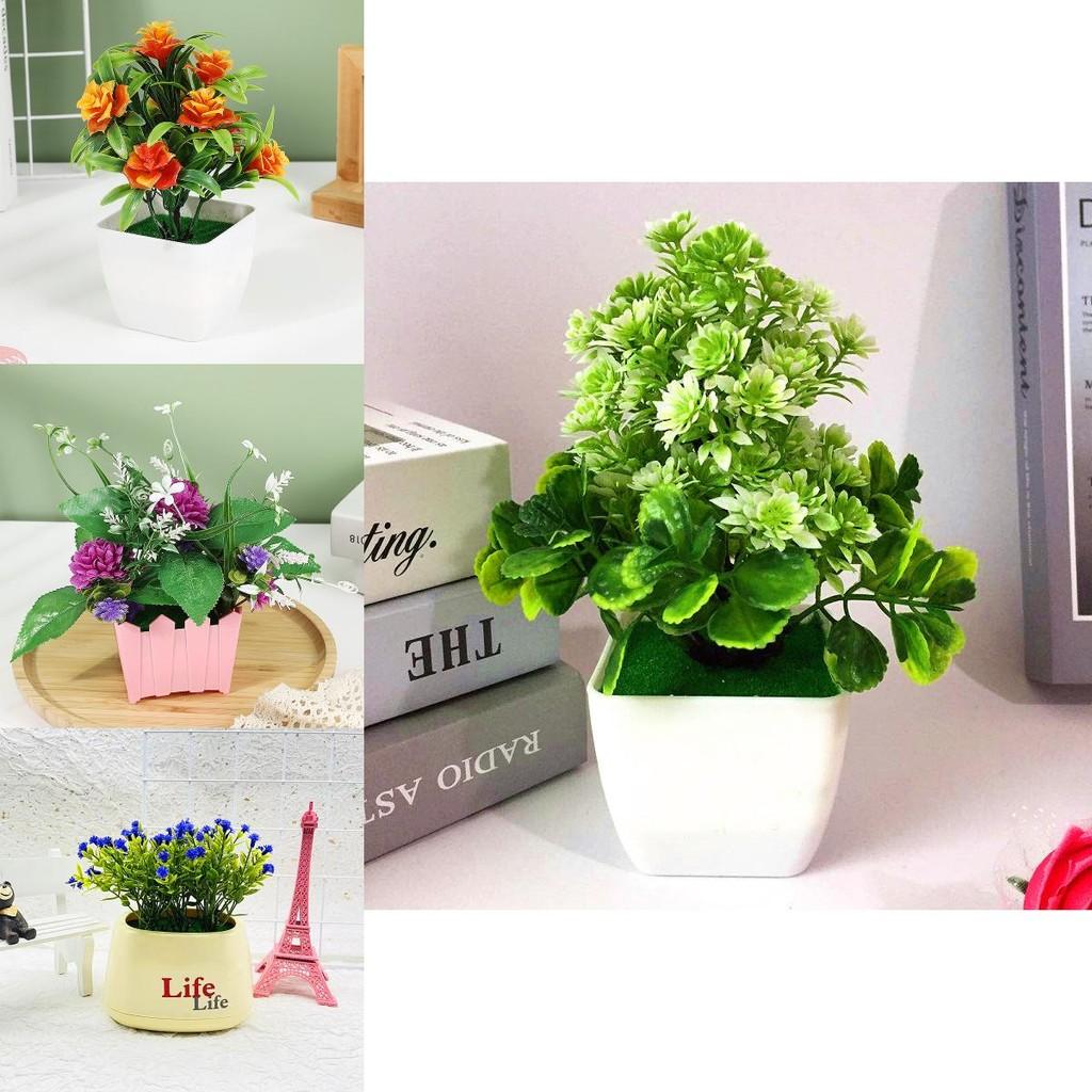 Fake Lily And Rose Flower Arrangement With Pot For Holiday Decor And Gift Giving