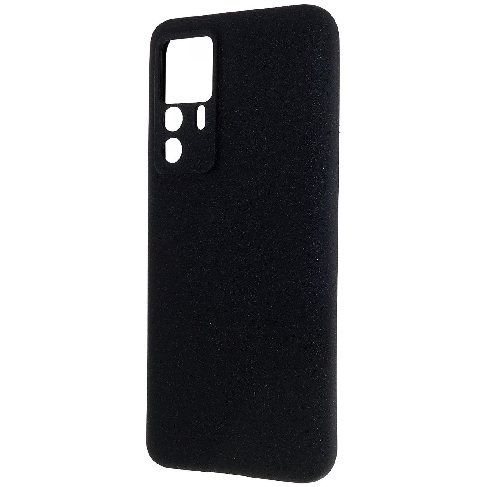 

For Xiaomi 12T 5G/12T Pro 5G/Redmi K50 Ultra 5G TPU Phone Case Double-Sided Matte Anti-Fingerprint Back Cover Black