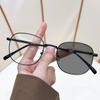 New Minimalist Square Frame Photochromic Myopia Glasses Unisex High-Definition Comfortable Eyewear Minus Diopter 0 To -4.0