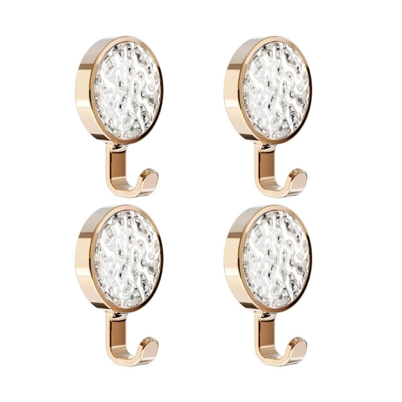 4 Stück Klebehaken Badezimmer Rostfrei Wasserdicht Starke Tragkraft Wandhaken Aufbewahrung Organisiert Ideal für Mieter