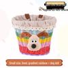 Retro Woven Front Basket for Children's Bicycles, Scooters, or Doll Strollers