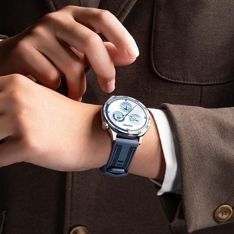 Pasek Sportowy Do HUAWEI WATCH GT 5 6 46mm 41mm 5 6 Pro 46 Kompozytowy Nylon+Silikon 18mm 22mm Bransoleta Correa HUAWEI watch 6 Pasek