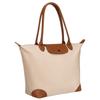 Beige Damen-Shopper aus Polyester, mit zwei Henkeln - Peterson
