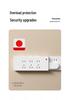 Expandable 86 Type Multi-hole Switch Panel Socket with Surface-Mounted Extension Converter for Household Use.