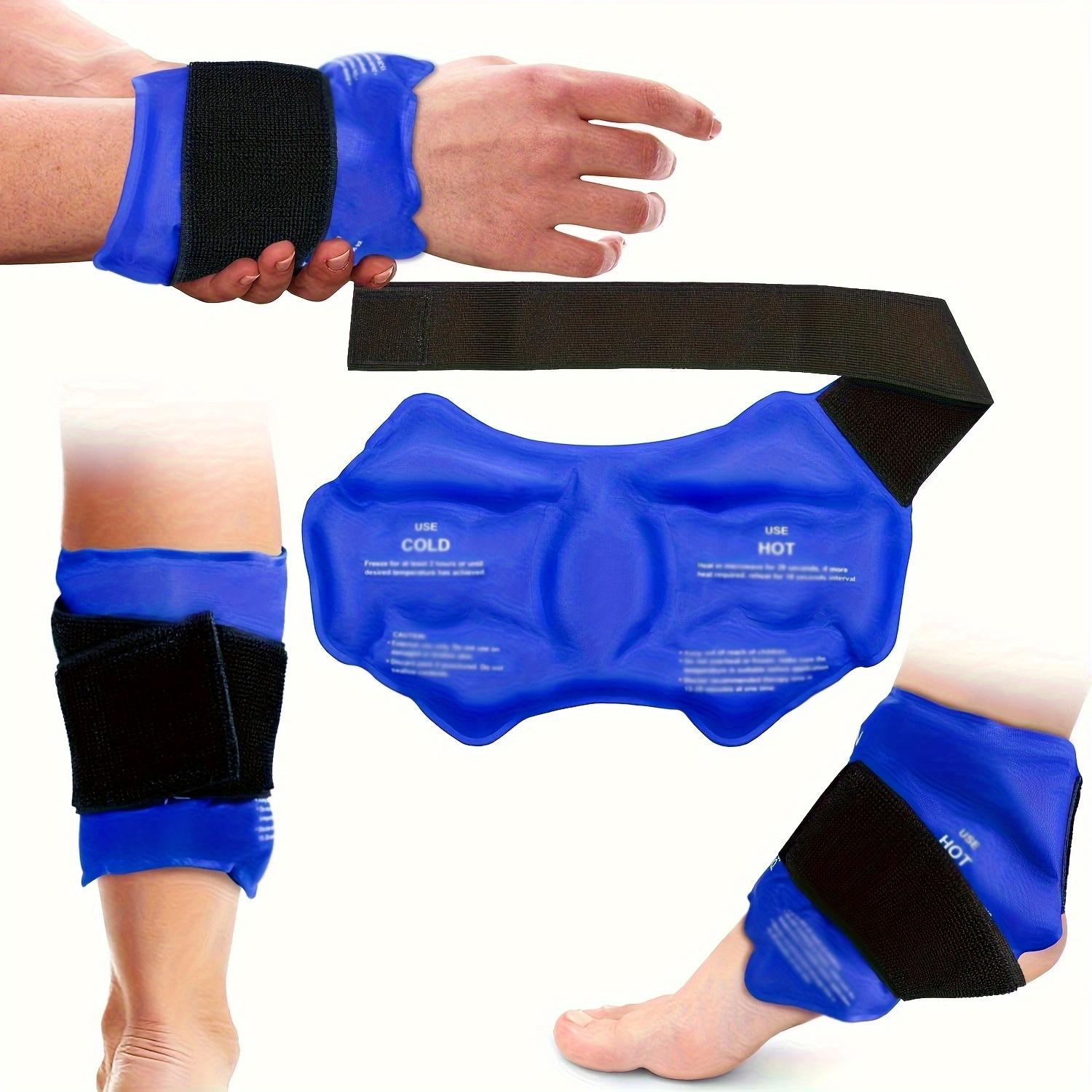 

Ankle Ice Pack Wrap for Sprained, Ice Pack for Ankle Inuries Reusable, Cold Therapy for Ankles Swelling, Post Surgery Recovery синій