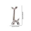 Balloon Dog Sculpture Desktop Collectible Figurine for Bedroom Indoor Office