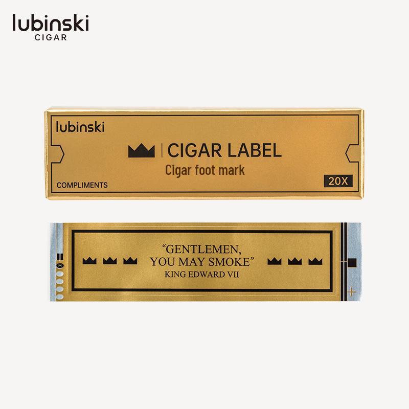 Naklejka naprawcza do cygar Lubinski - Przeciwwybuchowa, samoprzylepna etykieta na stopkę dla uszkodzonych cygar