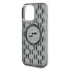 Karl Lagerfeld Klhmp15Lhmckmhk Iphone 15Pro 6.1 Czarny/Black Iml Monogram Karl&Choupette Head Magsafe