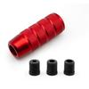 95MM Universal Non- Gear Knob Manual Transmission Aluminum Alloy Racing Car Er Lever Knob with 3 Threaded Adapter