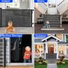 Automatic Pet Mesh Isolation Net Retractable Pet Gate For Kid Dog Fence Easy Install Pet Gate For Stairs Doorways Outdoor
