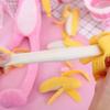 Söt frukt squishy stressbollar fidget sensorisk leksak kläm stresslindring handleksak anti-ångest banan töjbar långsamt stigande leksak