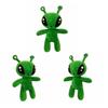 Brinquedo de Pelúcia Alienígena Verde Anime Alienígena com Tentáculos e Chifres Monstros Boneca de Terror Meninos Meninas Brinquedos Macios Brinquedos de Pelúcia Almofada de Enchimento presentes para crianças