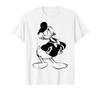 Disney Mickey And Friends Donald Duck Vintage Style Print T-Shirt_