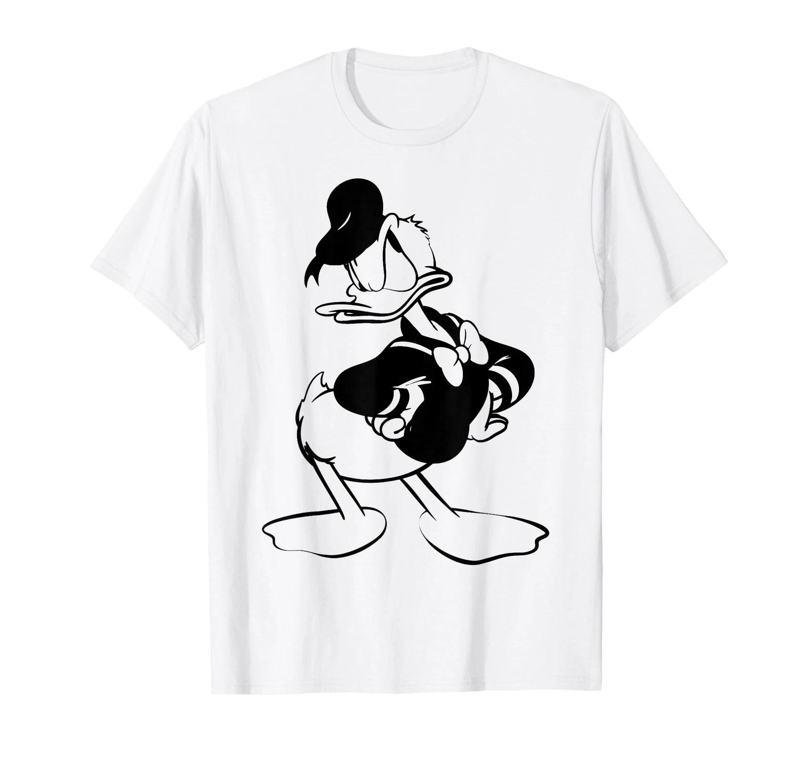 

Disney Mickey And Friends Donald Duck Vintage Style Print T-Shirt_ S