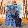 Warhammer Flannel Blanket Soft Warm All-Season Throw, Design for Camping, Car Travel, Hiking Sofa, Bed, Office Perfect Gift for Parties