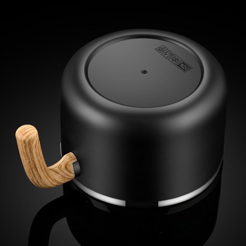 Portable Stainless Steel Noodles Bowl with Delicate Designs Durable Ramen Bowl for Home Office and School Use