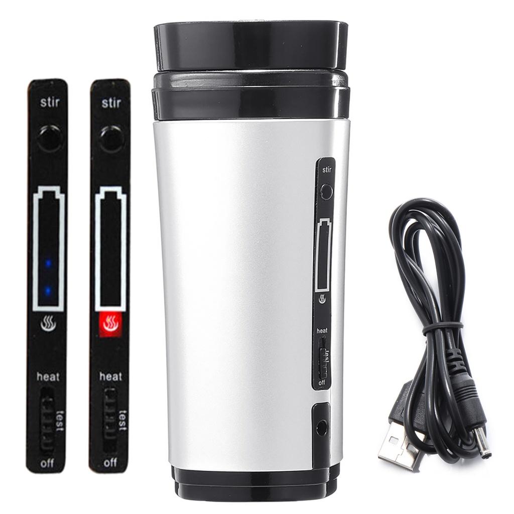 Heating Bottle Coffee Cup Self Stirring USB Rechargeable Auto Mix Mug Warmer Self Automatic Stirring Mixing Mug Insulation