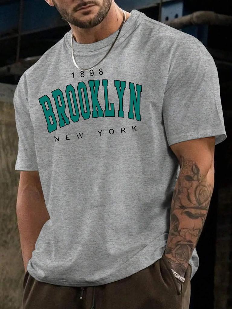 City Cotton Print New York T-shirt Brooklyn T Shirt Los Angeles T-shirts California Tshirts Los Angeles Cothing Chicago Tee Tops