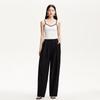 VEROMODA Women's Pleated Wide-Leg Casual Pants