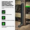 Heavy-Duty Ground Anchors: Inclined Wooden Stake Fence Repair & Thickened Metal Hardware Tools
