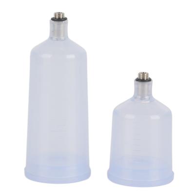 2 Teile/satz Kunststoff Spray Farbe Gun Airbrush Tasse Topf Fastmover Gewinde Anschluss Teil