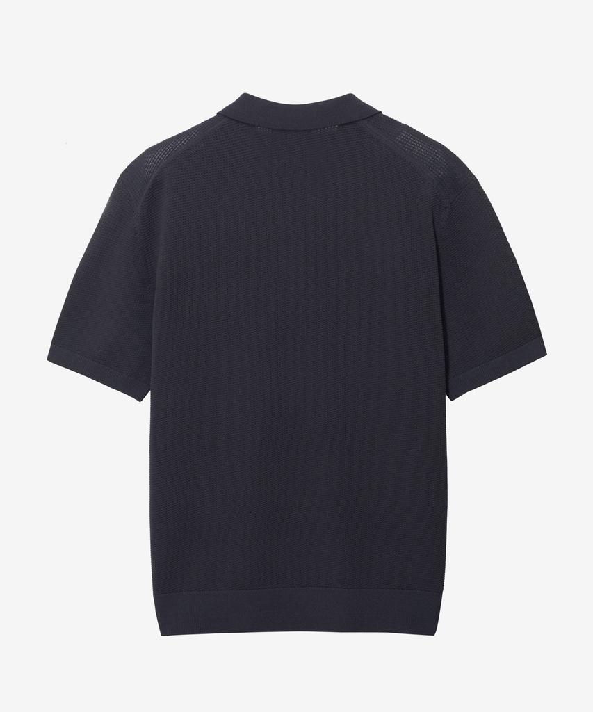 MINDBRIDGE Texture Modified Collar Short Sleeve Knit - 3 Colors
