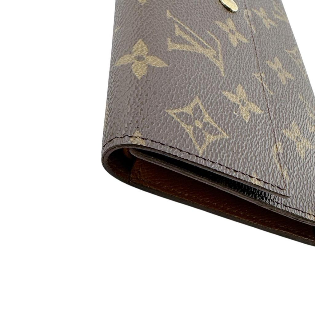 LOUIS VUITTON Monogram Porte Tresor International Long Wallet purse M61215 Used