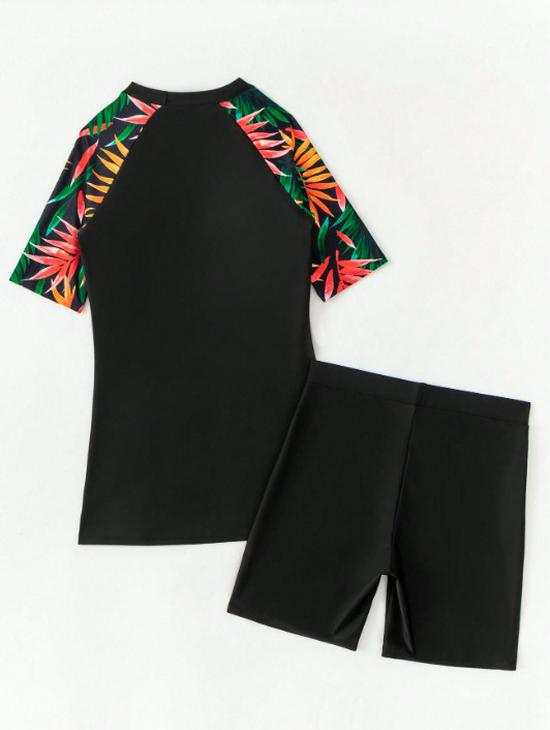 

Женский купальник в европейском и американском стиле с высокой талией, быстросохнущий, с разрезом и шортиками бойлегами M