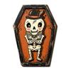Fall Home Decor for Tables Vintage Halloween Wooden Decor, Cat Mummy Skeleton Figurines, Festive Tabletop Farmhouse Centerpiece Shelf Mantel