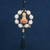 Good Luck Car Hanging Decoration Exquisite Car Upholstery Soft Circle Lotus Car Pendant  Automobile