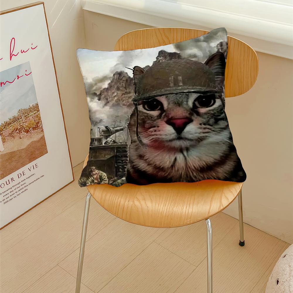 Meme Rosa Schleife Katzen Lustiger Kissenbezug Kissenbezug Dekoration Zimmer Zuhause Sofa Wohnzimmer Büro Auto Nordische Schlichtheit