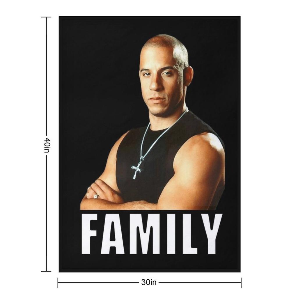 Dom Toretto Funny Man Throw Blanket blankets and throws cosplay anime for sofa Sofas Blankets
