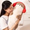Adorable Seal Plush Toy Lifelike Stuffed Marine Life Sea Otter Gentle Doll Simulation Seal Pillow Cushion Playthings Birth Date Present