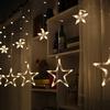 2.5M Christmas LED Lights Curtain String Lighting For Holiday Wedding Garland Party Decoration