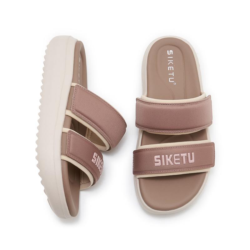New 2025 Spring And Summer Casual Comfortable Sole Large Size Comfortable Simple Thick Sole Sandals Breathable And Versatile