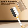 Lint Brush Soft-Bristled Cleaning Brush with Tear-Off Adhesive Roller Ergonomic Handle Clothing Bedding Pets Lint Cleaner