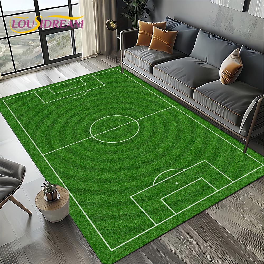 27 Style Football Field Soccer Sport Carpet Rug for Living Room Bedroom Home Sofa Decoration,Kids Area Rug Non-slip Floor Mat