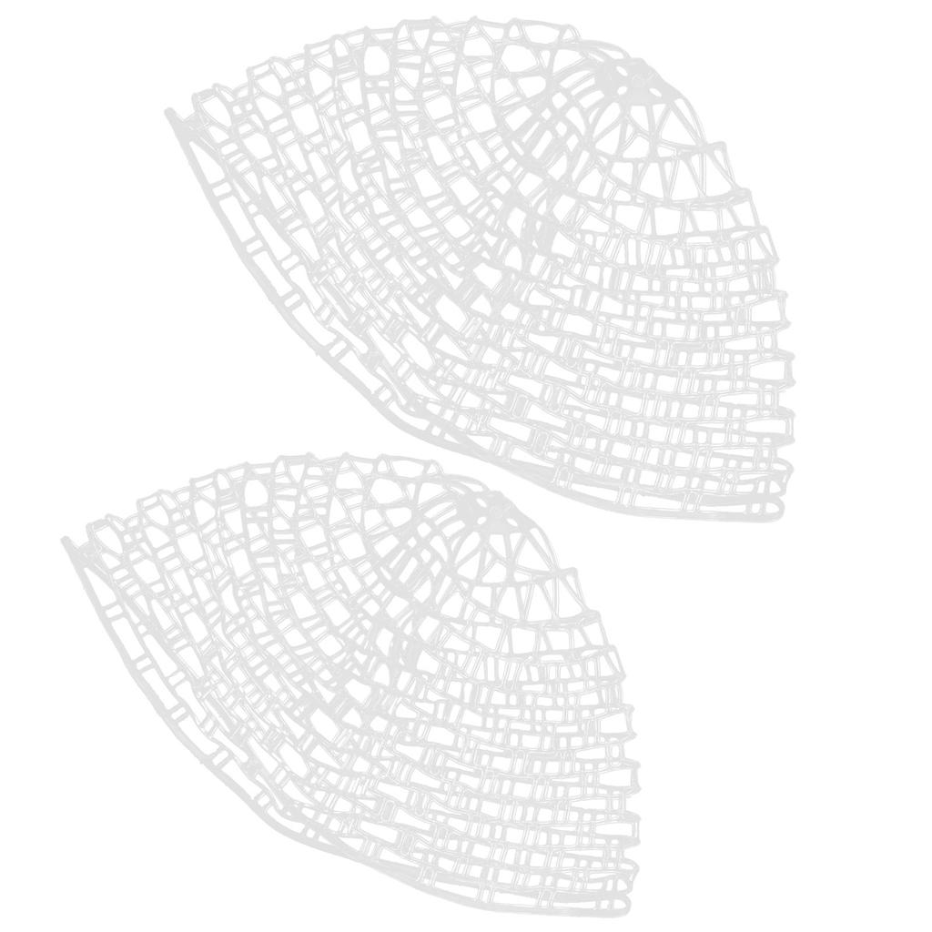 Fly Fishing Landing Net Soft Rubber Mesh Trout Bass Fishing Catch and Release Net