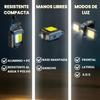 Bright COB Keychain Flashlight,Rechargeable Mini Work Light Magnetic Portable Pocket Lamp for Camping Fishing Hiking Emergency