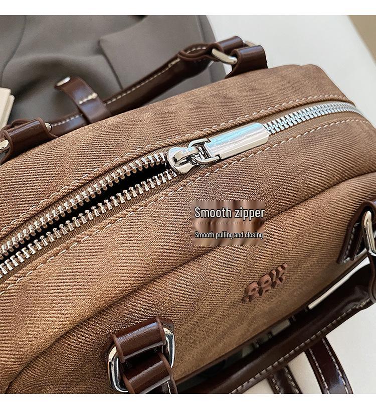 2024 Autumn/Winter Small High-End Fashion Handheld Bowling Bag & Crossbody Commute Shoulder Bag for Women.