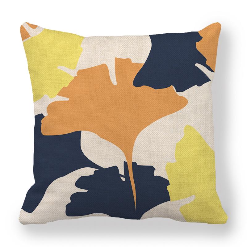 Custom Geometric Abstract Symmetrical Linen Pillowcase