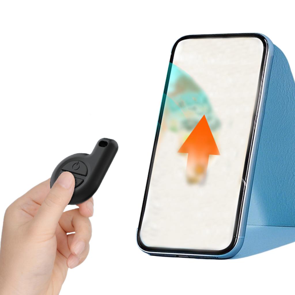 BT Phone Scroller Remote Control Rechargeable Silent Page Turner Lightweight Automatic Video Scrolling Tool For Android IOS